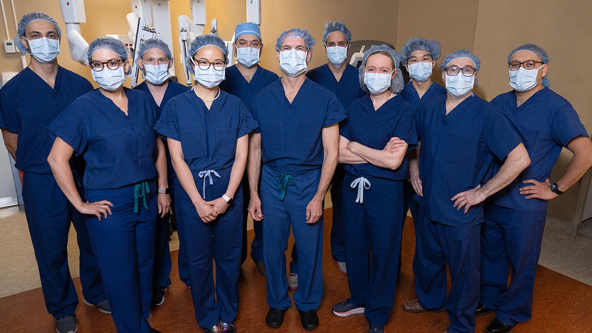 Robotic surgeon group photo