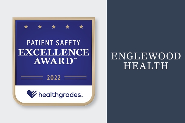 Healthgrades Patient Safety Excellence 2022 award badge