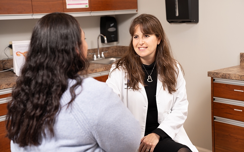 Doctor consulting patient