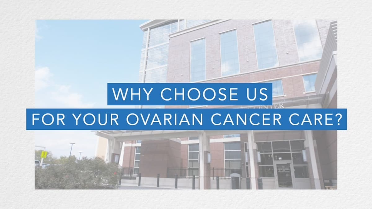 Play video now: Why Choose Englewood Health for Ovarian Cancer